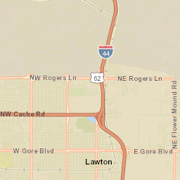 Lawton Street Map