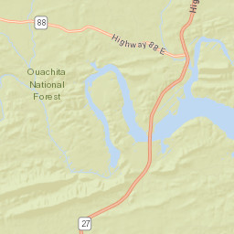 3819 Highway 88, Ouachita National Forest, Story, AR Street Map