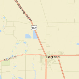 England Arkansas Street Map