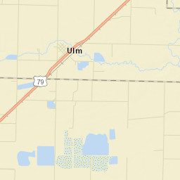 Ulm Arkansas Street Map