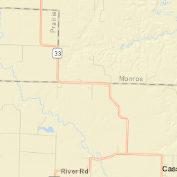 Lookout Arkansas Street Map