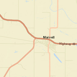 Marvell Arkansas Street Map