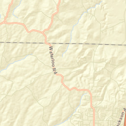 Crooked Oak Alabama Street Map