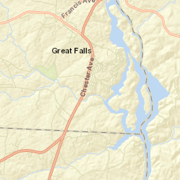 Great Falls Street Map