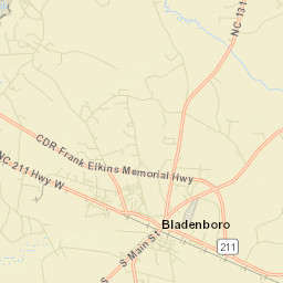 Bladenboro Street Map
