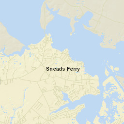 Sneads Ferry Street Map