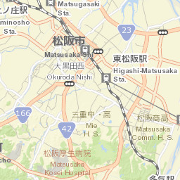 Matsuzaka-shi Street Map