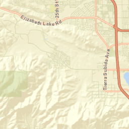 Desert View Highlands Street Map