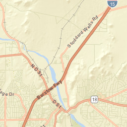 Valley High North California Street Map