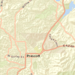 Prescott Arizona Street Map