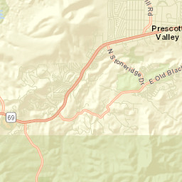 Castle Canyon Mesa Arizona Street Map