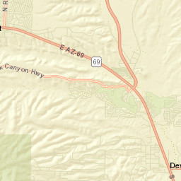 Dewey-Humboldt Arizona Street Map