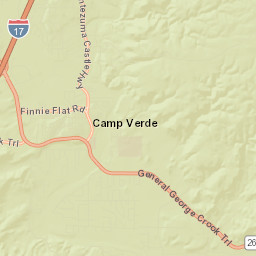 1155 West Que Pasa Drive Camp Verde AZ Street Map