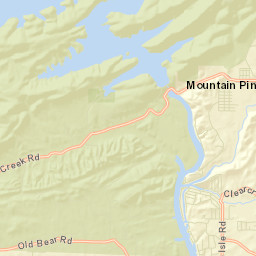 1053-1113 Blakely Dam Road, Ouachita National Forest, Mountai Street Map