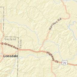 Lonsdale Arkansas Street Map