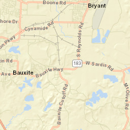 234 Autumnwood Drive Benton AR Street Map