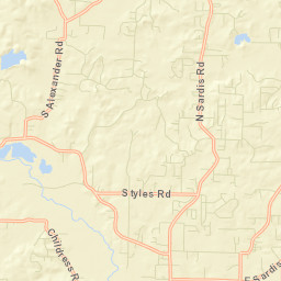 Sardis Arkansas Street Map