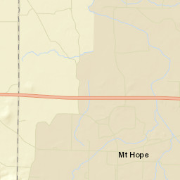 Mount Hope Alabama Street Map