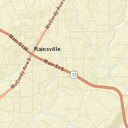 Chavies Alabama Street Map