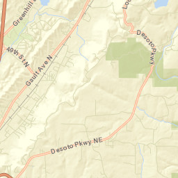 Fisher Crossroads Alabama Street Map