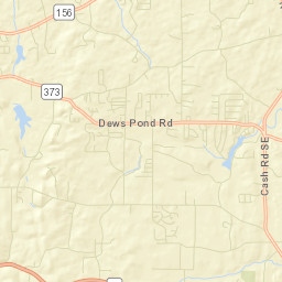 Gordon County Street Map