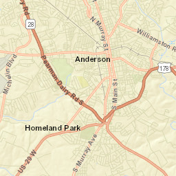 Homeland Park Street Map