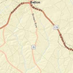 Belton Street Map