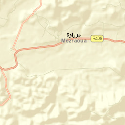 Taounate Street Map