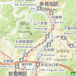 Hiroshima-shi Street Map