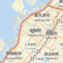 Takaishi Street Map