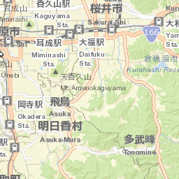 Sakurai-shi Street Map