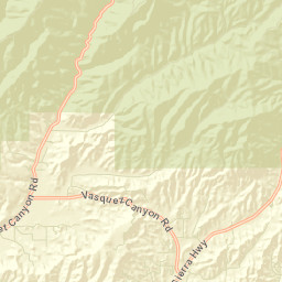 Las Cantilles California Street Map