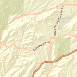 Sleepy Valley California Street Map