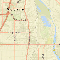 Thorn California Street Map