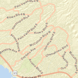 Lake Havasu City Arizona Street Map