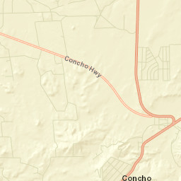Concho Arizona Street Map