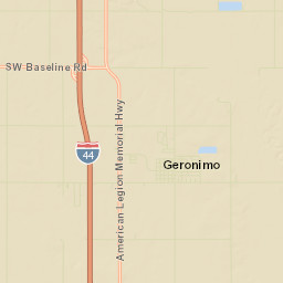 Geronimo Street Map