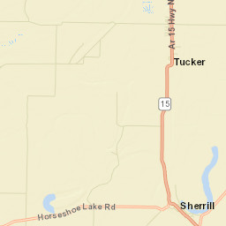 Sherrill Arkansas Street Map