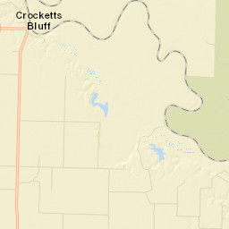 Stinking Bay Arkansas Street Map