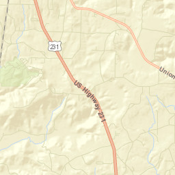 Oleander Alabama Street Map