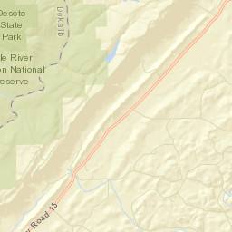 Chesterfield Alabama Street Map