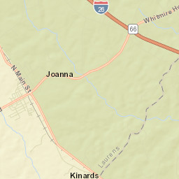 Joanna Street Map
