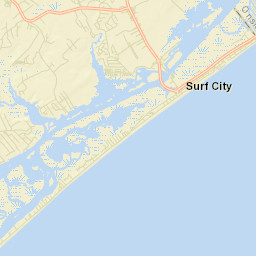 Surf City Street Map