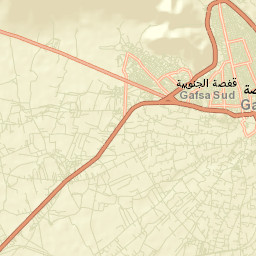 Gafsa Street Map