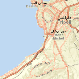 Tripoli Street Map