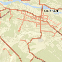 Jalālābād Street Map