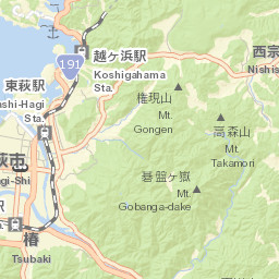 Hagi Street Map