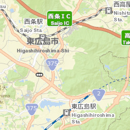 Higashihiroshima Shi Street Map