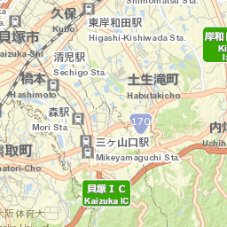 Kaizuka Shi Street Map