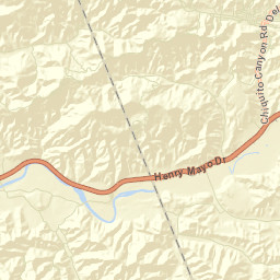 Del Valle California Street Map
